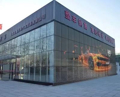 透明屏汽車(chē)4S店