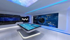 聯(lián)通企業(yè)展廳大數據展示設計效果圖